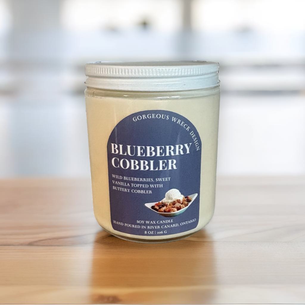 Blueberry Cobbler Candle .