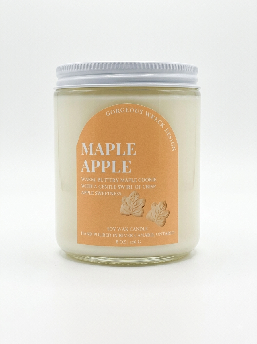 Maple Apple Dessert Candle