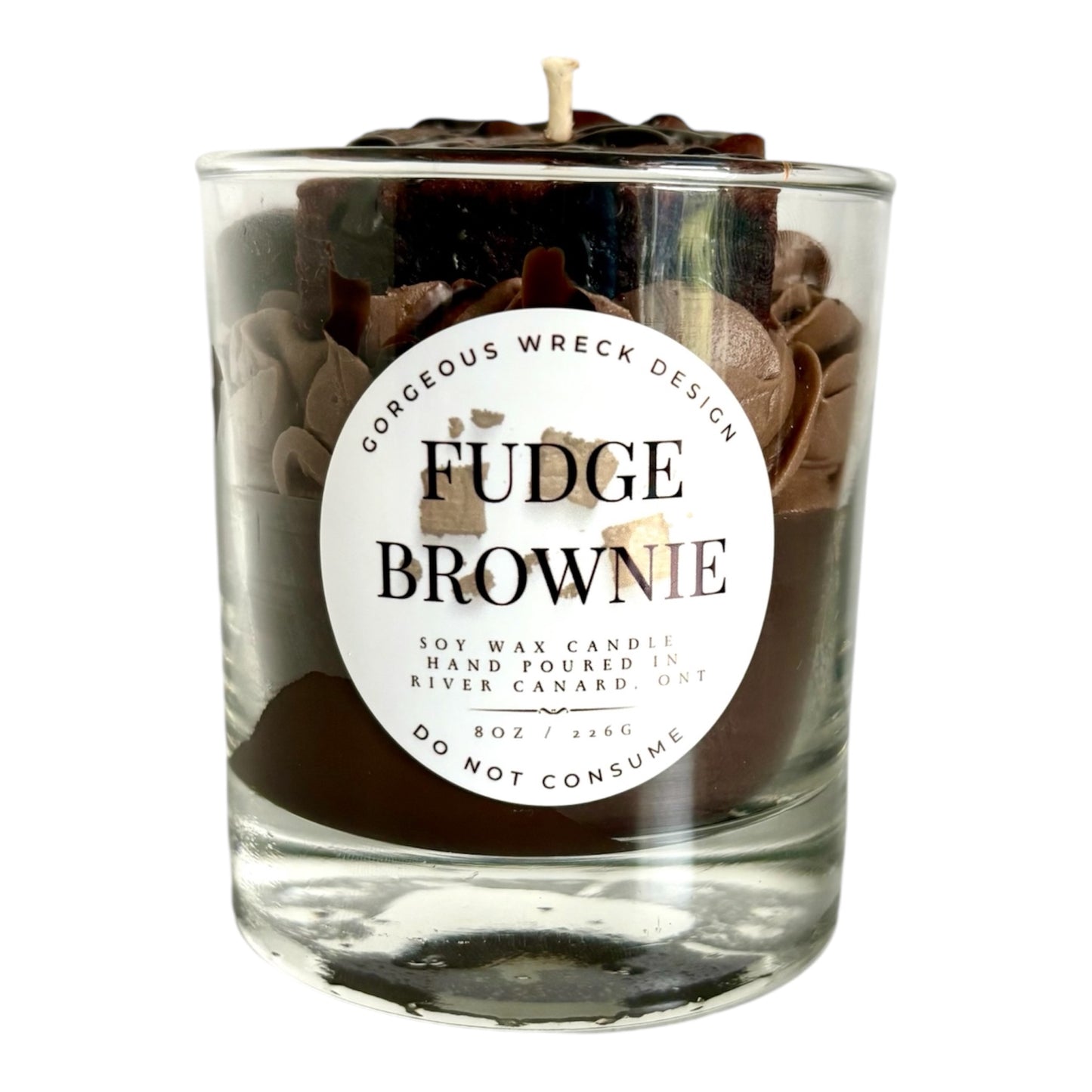 Fudge Brownie Dessert Candle