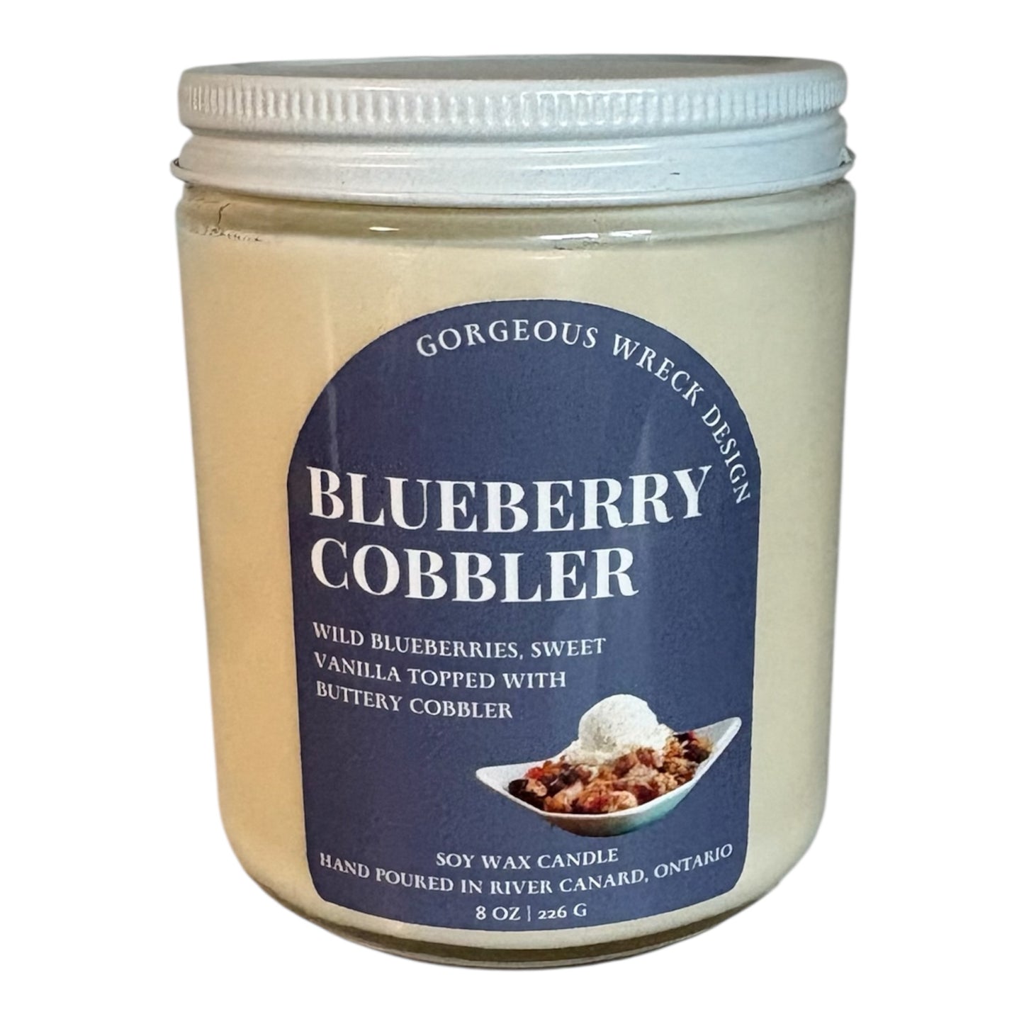 Blueberry Cobbler Candle .