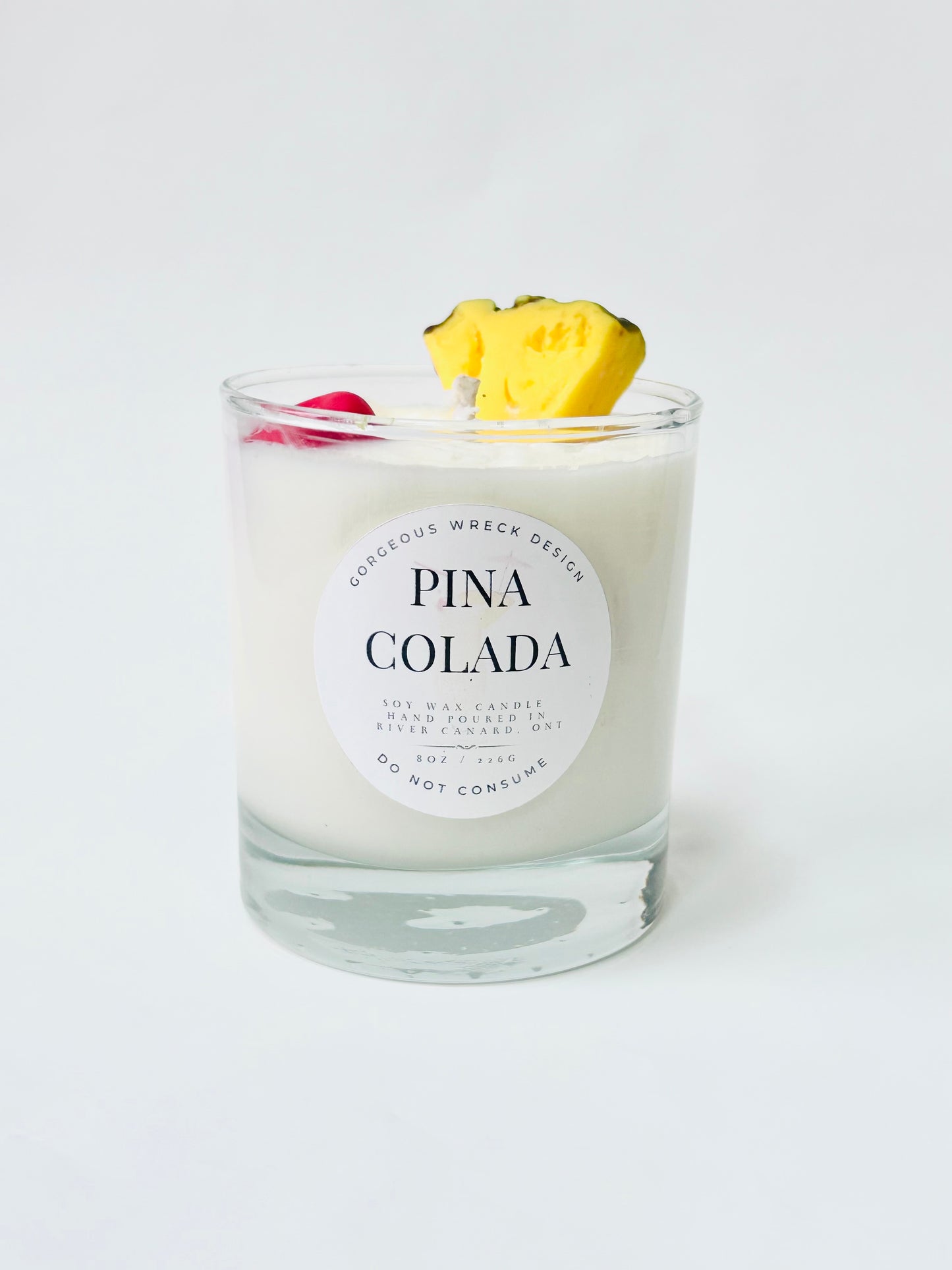 Pina Colada Candle .