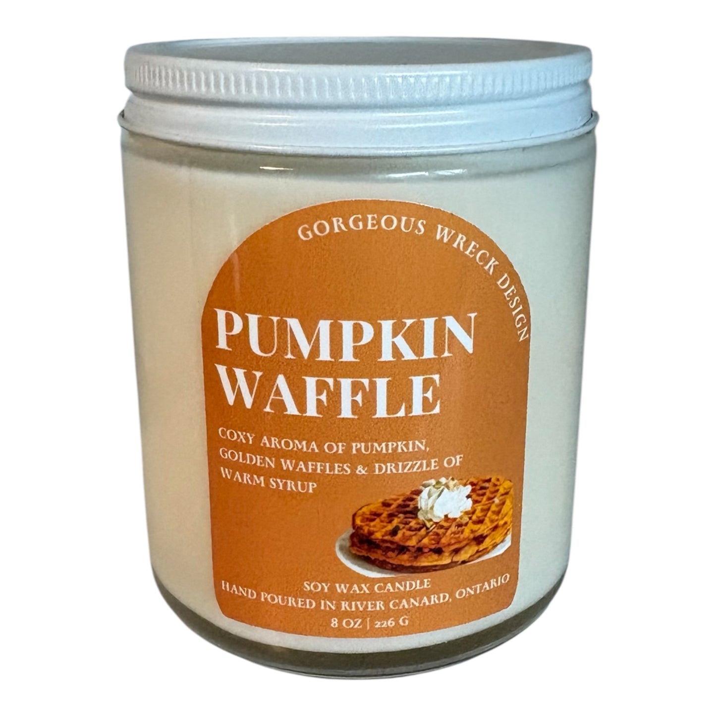 Pumpkin Waffle Candle .