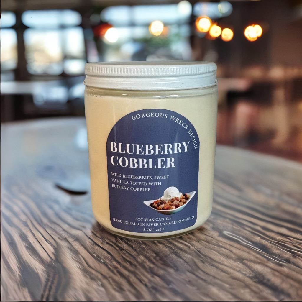 Blueberry Cobbler Candle .