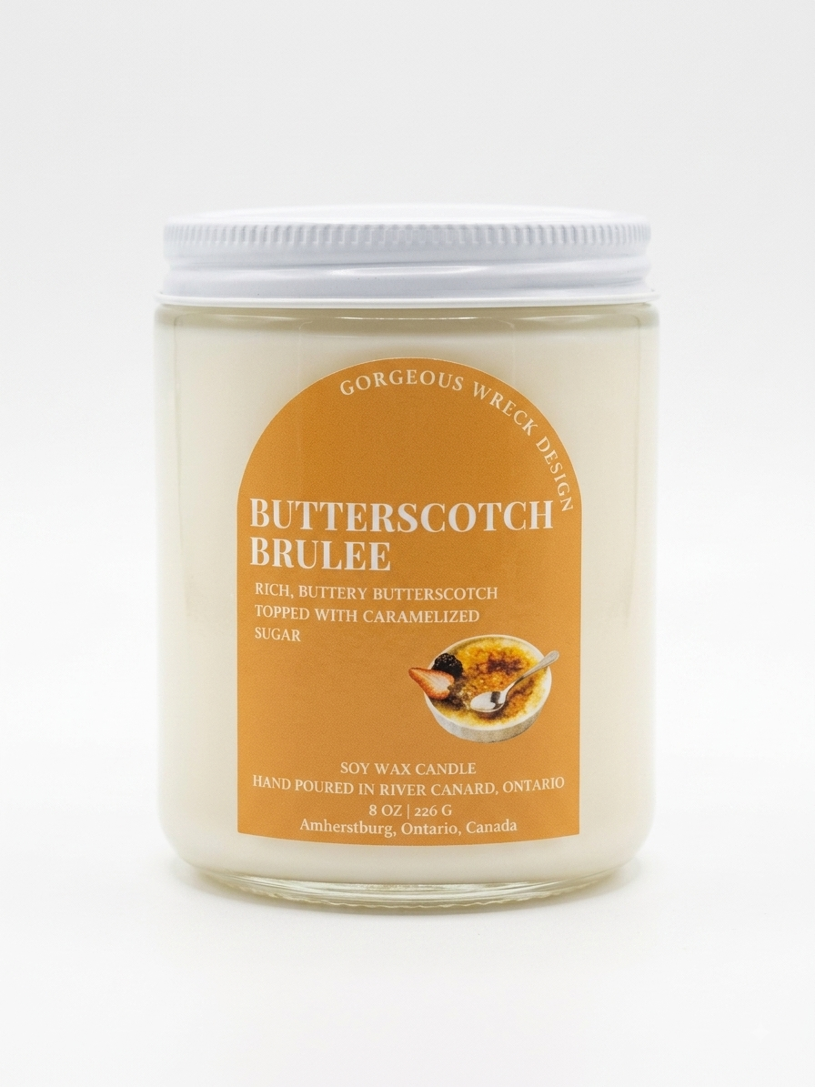 Butterscotch Dessert Candle