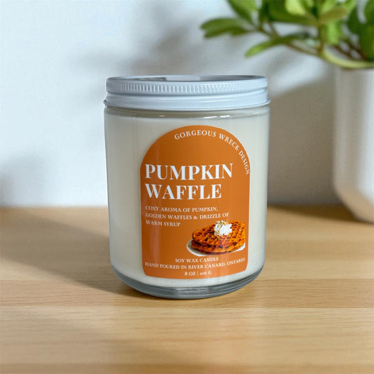 Pumpkin Waffle Candle .