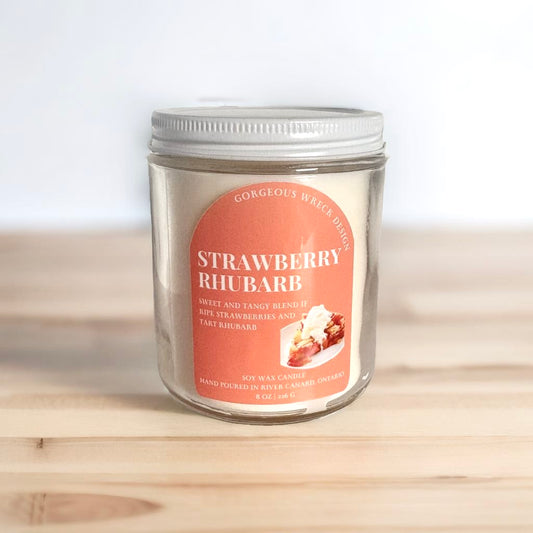 Strawberry Rhubarb Candle