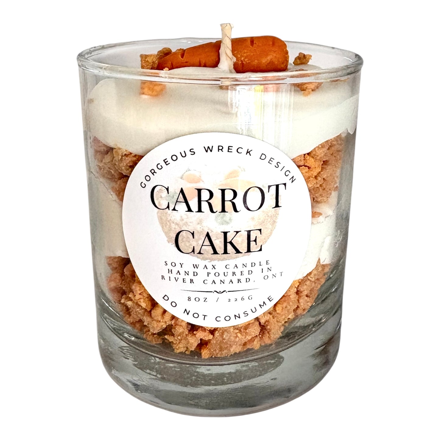 Carrot Cake Dessert Candle .