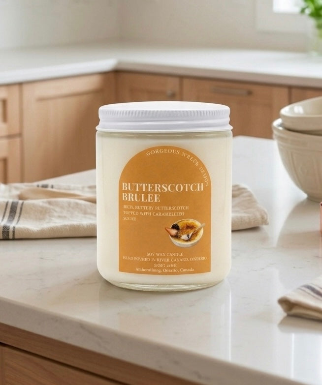 Butterscotch Dessert Candle