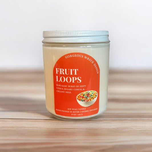 Fruit Loops Candle.