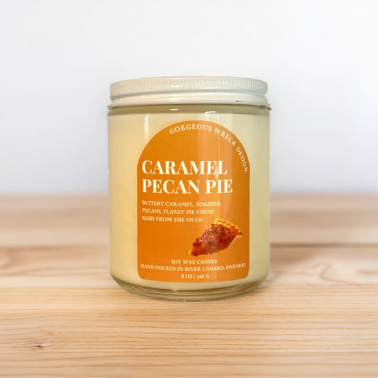Caramel Pecan Pie Candle .