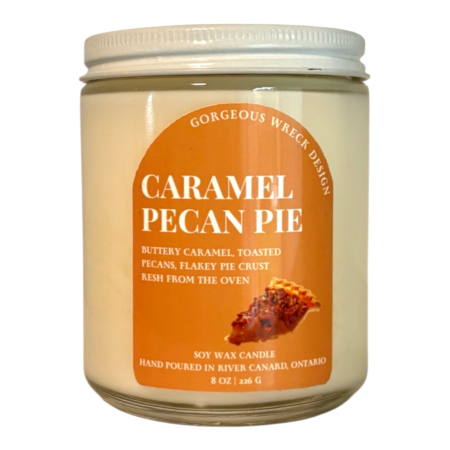 Caramel Pecan Pie Candle .